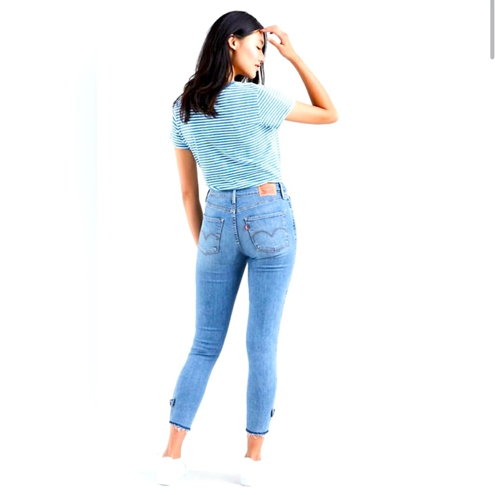 Levi’s 721 High Rise Women’s Skinny Jeans with Ankle Bows